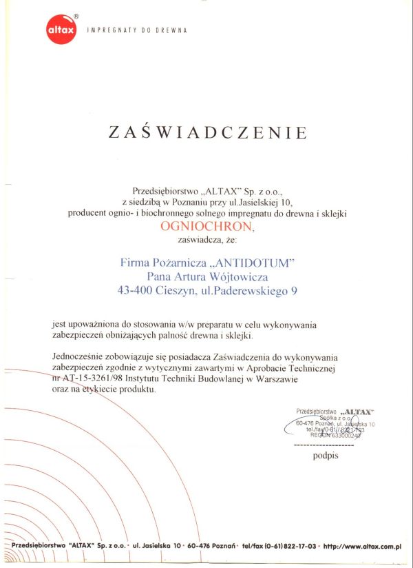 zabezpieczenia przeciwpoarowe