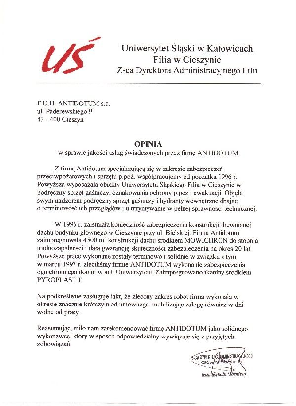 zabezpieczenia przeciwpoarowe
