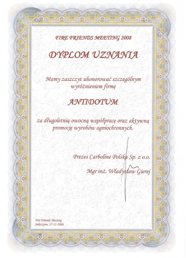 zabezpieczenia przeciwpożarowe